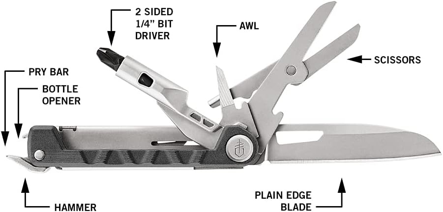 image:imageGerber Armbar Drive EDC Pocket Knife Multitool with Bottle Opener GoldOnyx Pack of 1