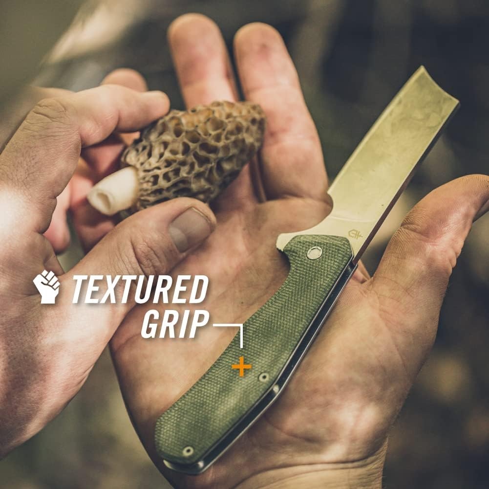 image:imageGerber Asada EDC Folding Cleaver Pocket Knife Hunting Pocket Clip Onyx