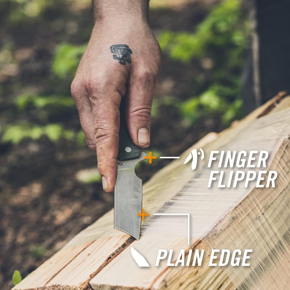 image:imageGerber Asada EDC Folding Cleaver Pocket Knife Hunting Pocket Clip Onyx