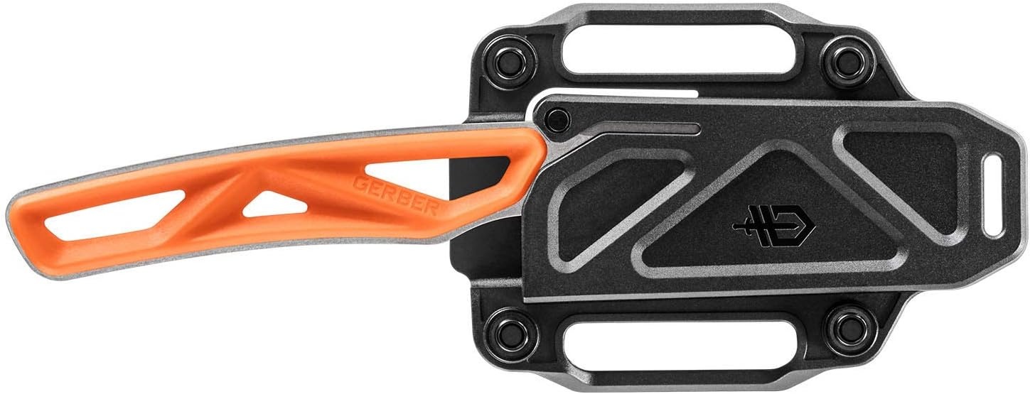 image:imageGerber EXOMOD Caper Fixed Blade Hunting Knife with Sheath Orange