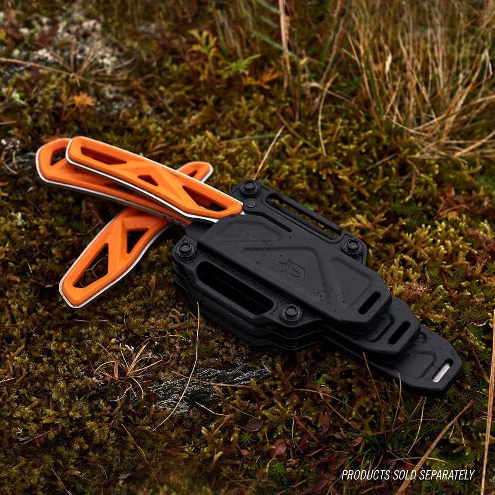 image:imageGerber EXOMOD Drop Point Fixed Blade Hunting Knife with Sheath Orange