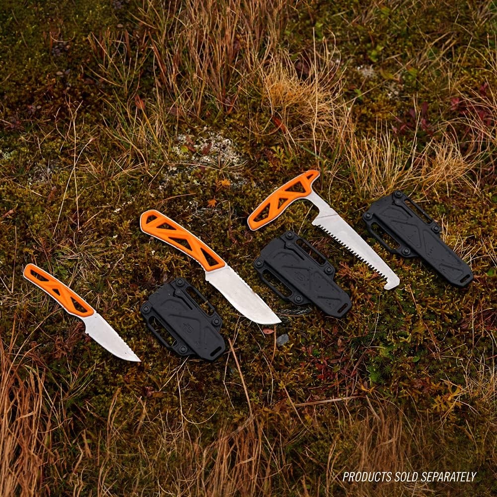 image:imageGerber EXOMOD Pack Saw Lightweight Camping Hunting Saw with Sheath Orange