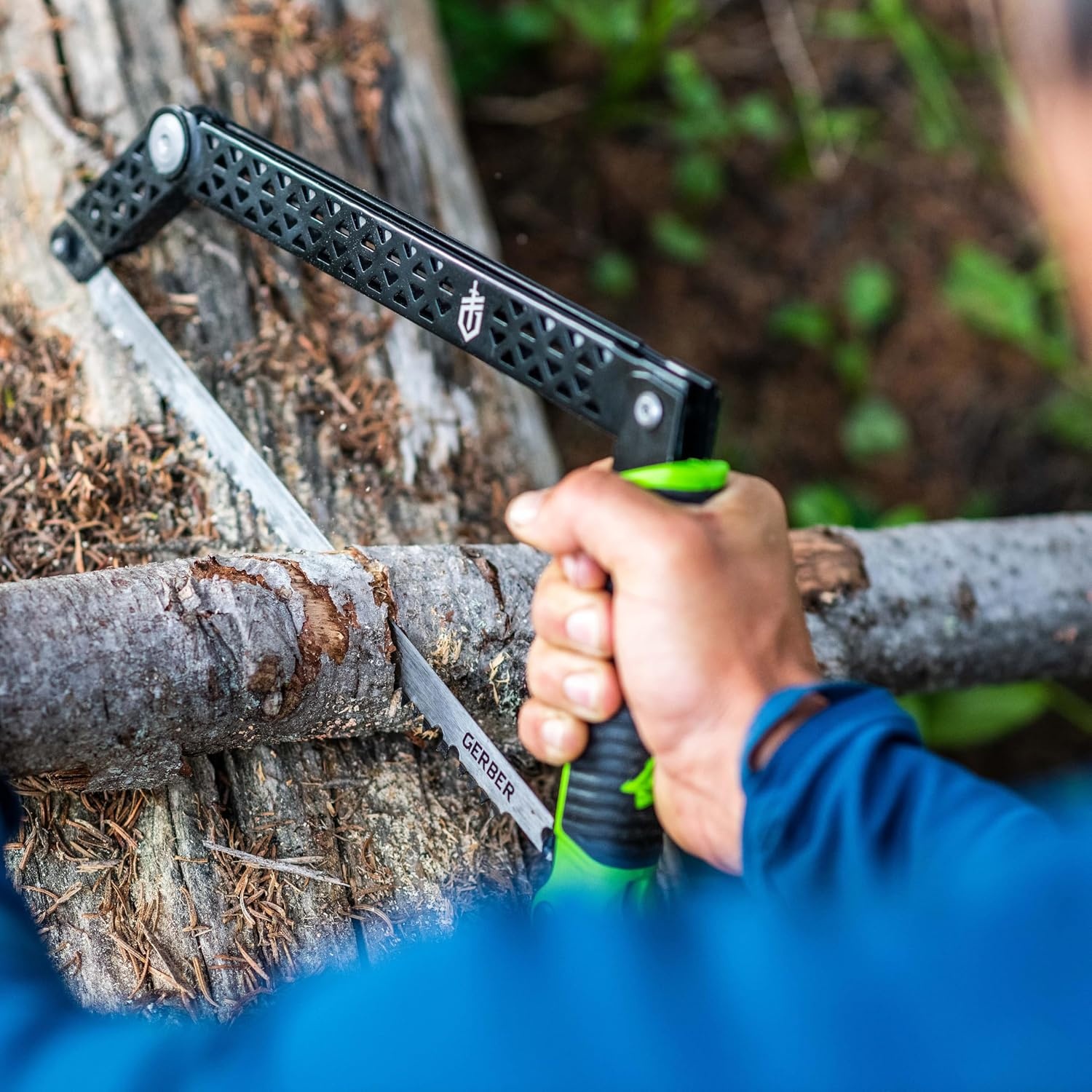 image:imageGerber Freescape Camp Saw Folding Hand Saw for Backpacking Hiking Camping Pruning and Bushcraft 12 Blade