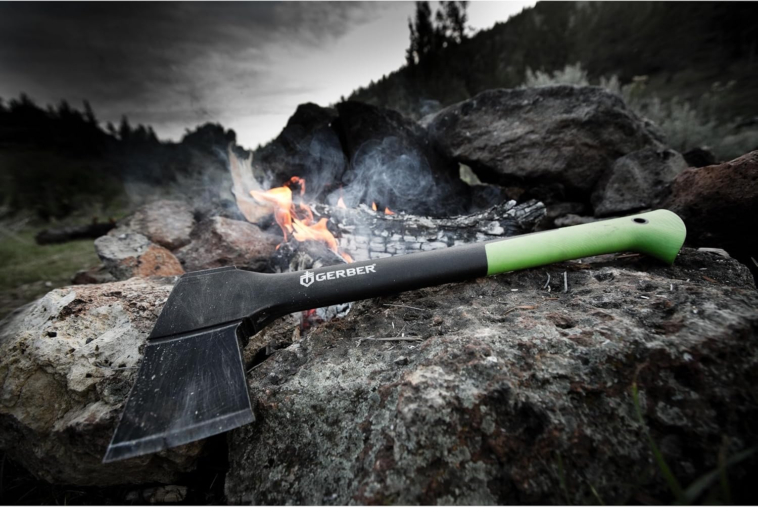 image:imageGerber Freescape Hatchet Steel Axe with Sheath Camping amp Survival 175