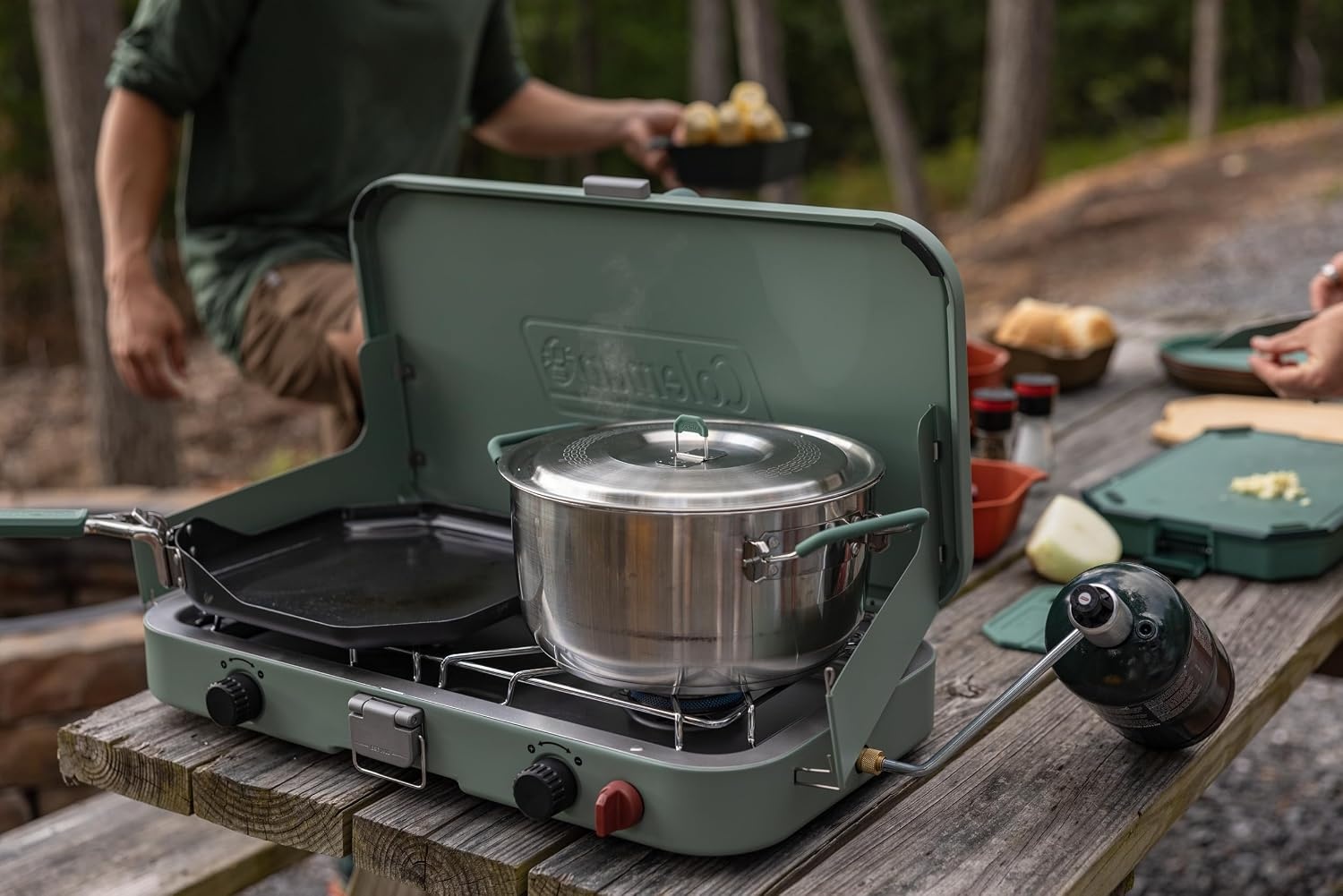 image:imageGerber Gear ComplEAT Cook Set Camp Cookware Saute Pan amp Stock PotMulti