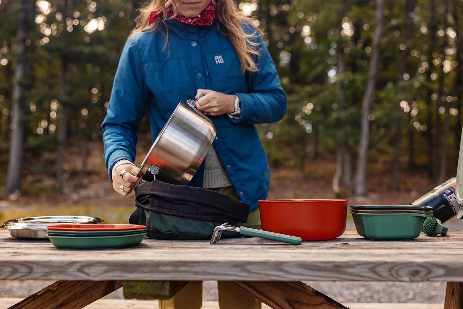 image:imageGerber Gear ComplEAT Cook Set Camp Cookware Saute Pan amp Stock PotMulti