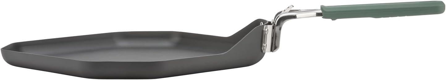 image:imageGerber Gear ComplEAT Griddle Portable Nonstick Outdoor Camping Griddle Premium Camping Cookware Features Detachable Handle