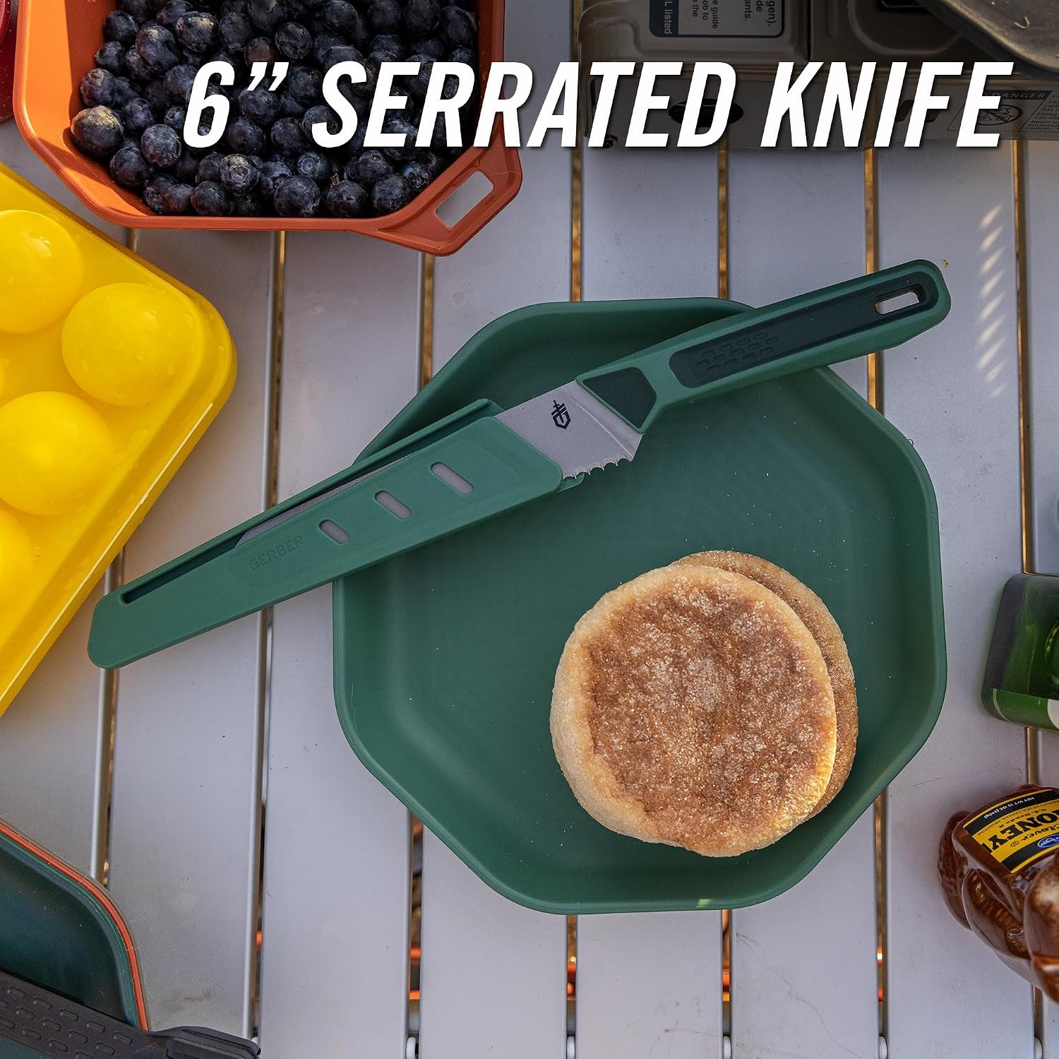 image:imageGerber Gear ComplEAT Knife Set 3Piece Camp Chef amp Paring Knives