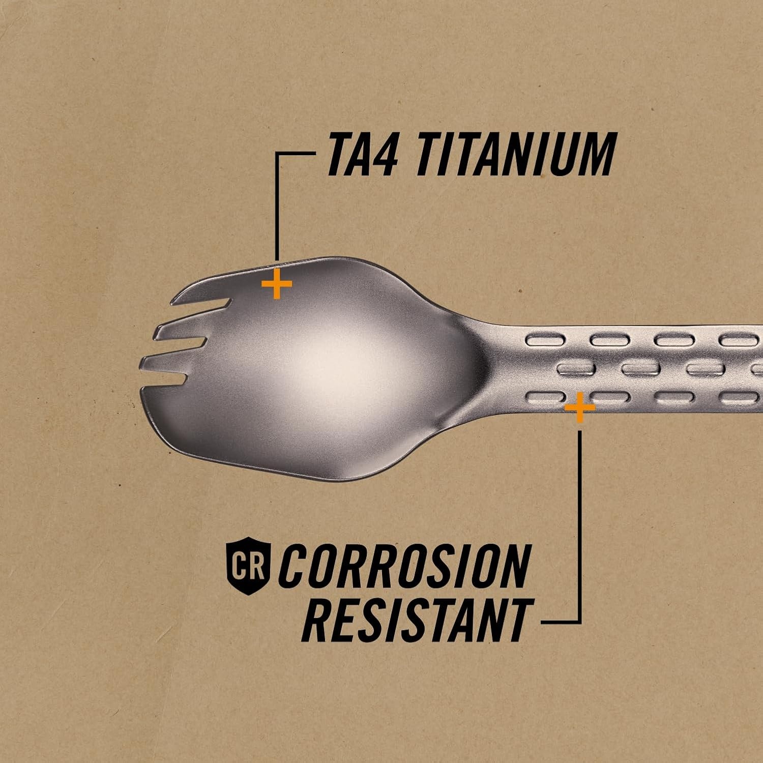 image:imageGerber Gear Devour MultiFork Camp Eating Tool and MultiTool EDC Gear and Equipment Titanium
