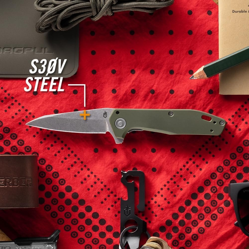 image:imageGerber Gear Fastball Wharncliffe EDC Folding Pocket Knife BlackBlack