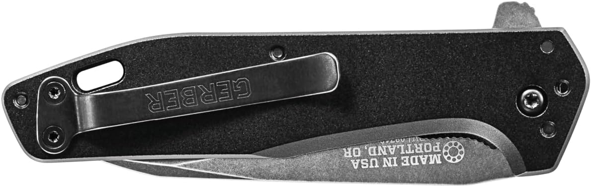 image:imageGerber Gear Fastball Wharncliffe EDC Folding Pocket Knife BlackBlack