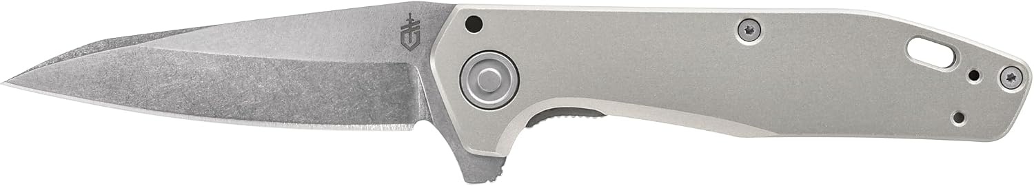 image:imageGerber Gear Fastball Wharncliffe EDC Folding Pocket Knife BlackGrey