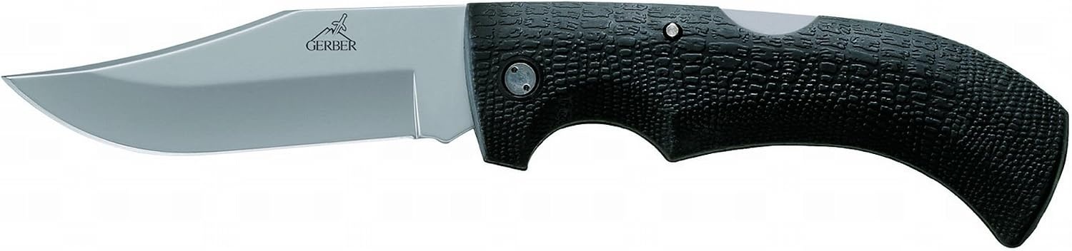 image:imageGerber Gear Gator 375 In Clip Point EDC Folding Pocket Knife Black