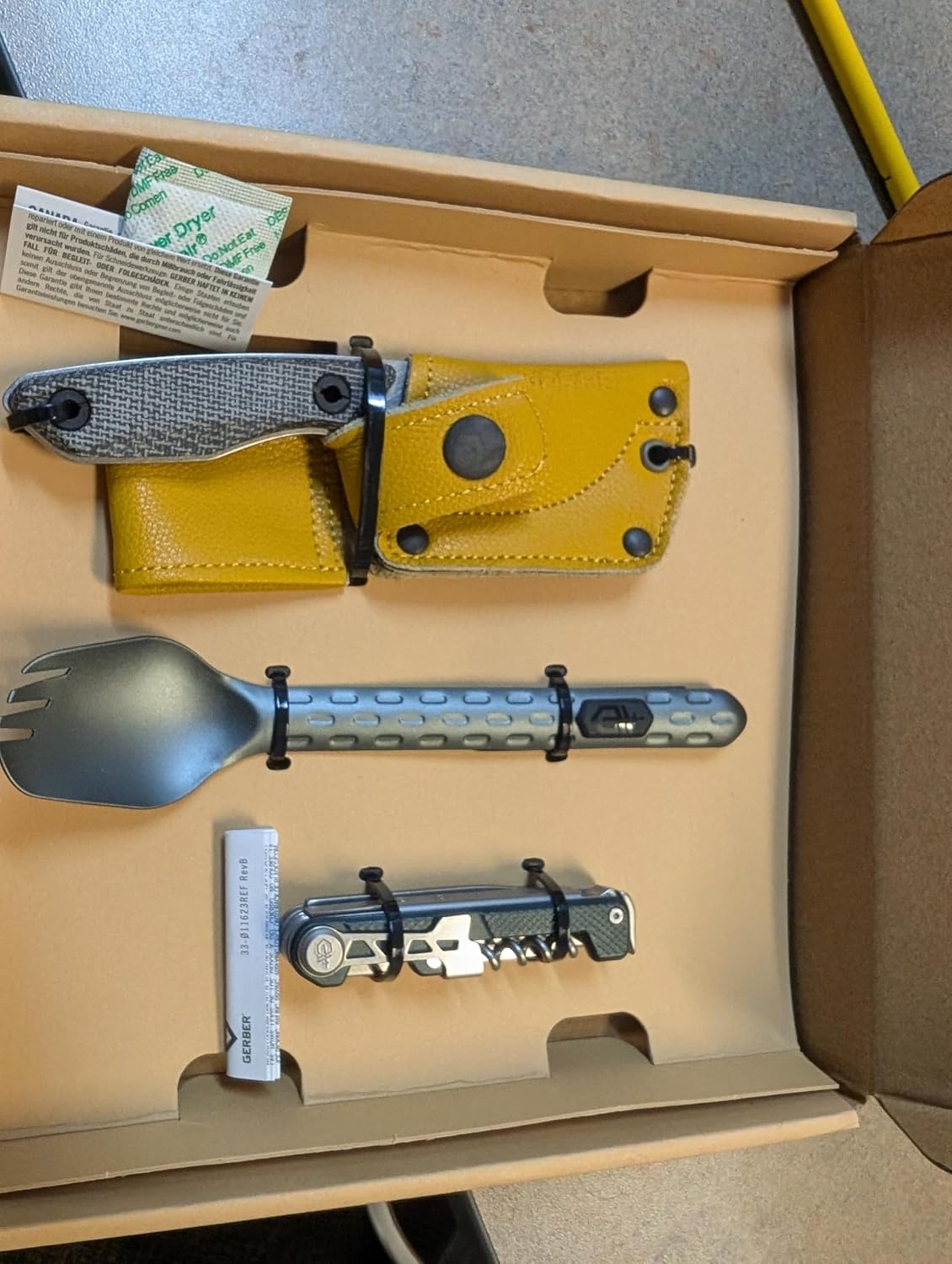 image:imageGerber Gear Hike Kit 3Piece Trail Gift Set Knife amp Multitool