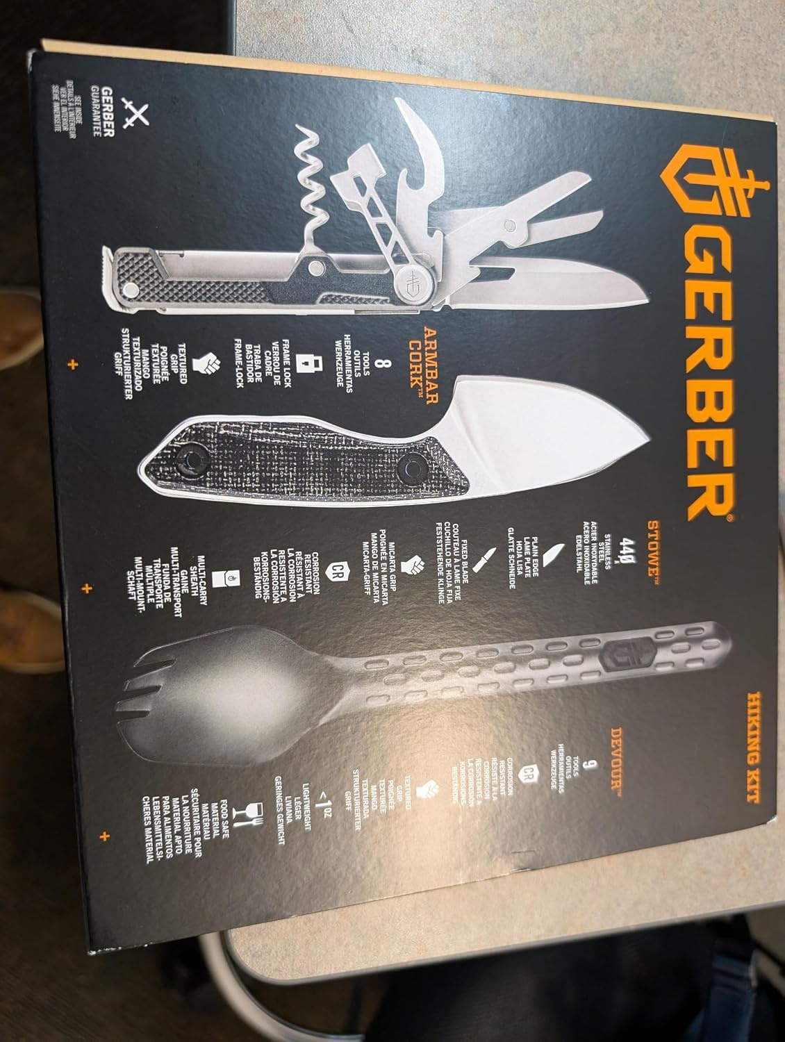 image:imageGerber Gear Hike Kit 3Piece Trail Gift Set Knife amp Multitool