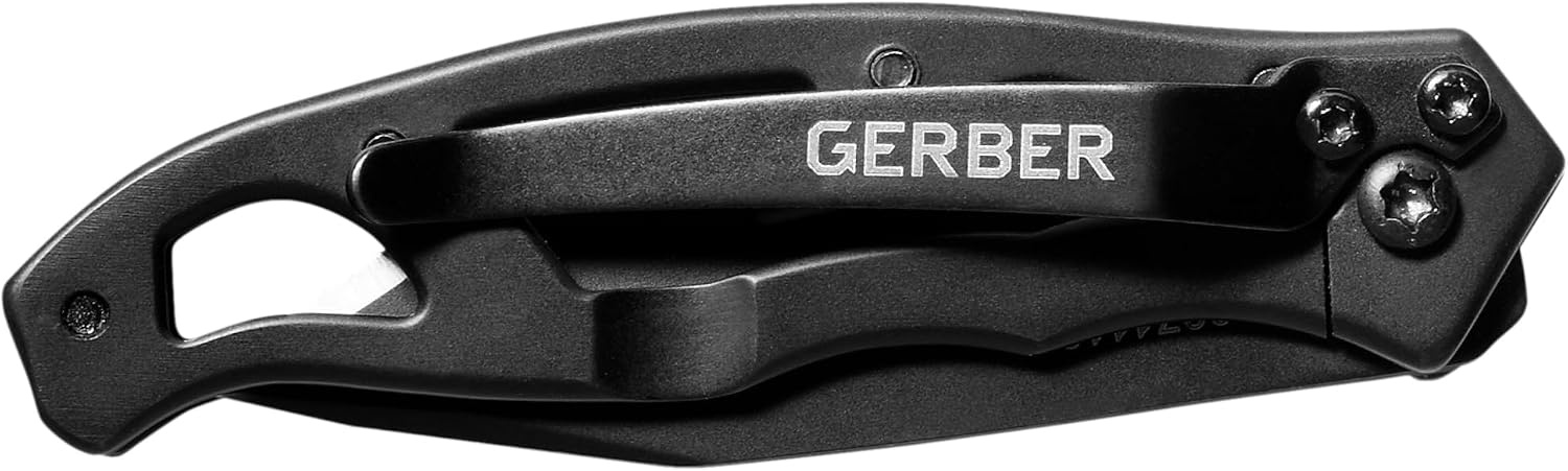 image:imageGerber Gear Paraframe II EDC Folding Pocket Knife 35 Tanto Point Serrated Edge with Safety Frame Lock Black21 Pack of 12