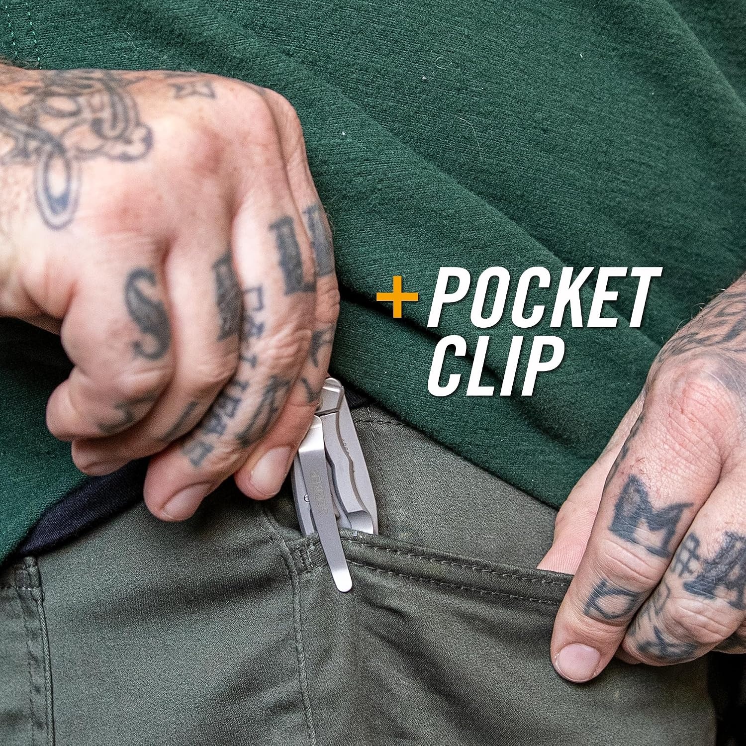 image:imageGerber Gear Paraframe II EDC Folding Pocket Knife 35 Tanto Point Serrated Edge with Safety Frame Lock Black22