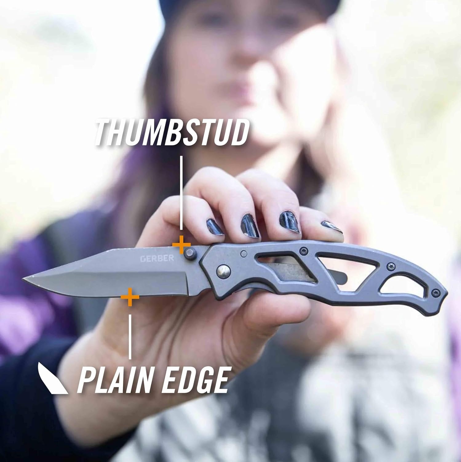 image:imageGerber Gear Paraframe II EDC Folding Pocket Knife 35 Tanto Point Serrated Edge with Safety Frame Lock Black3