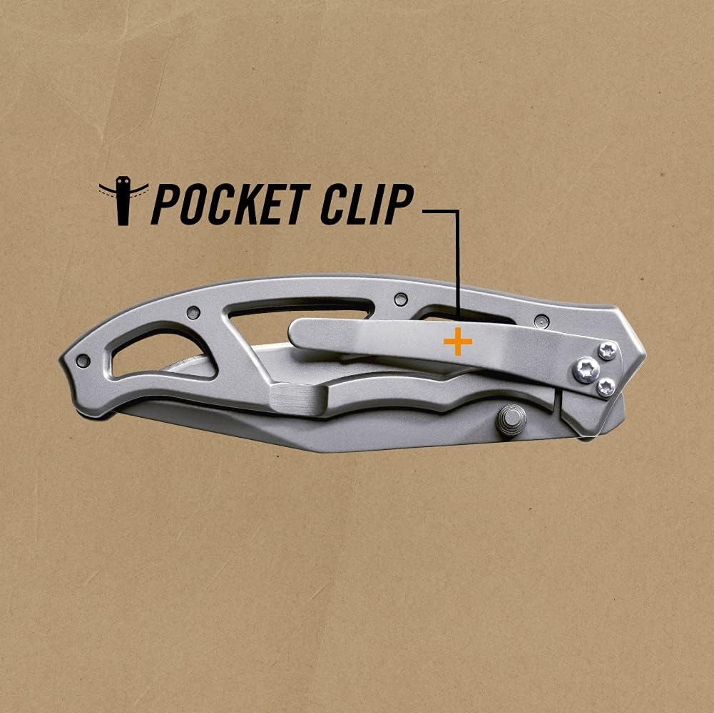 image:imageGerber Gear Paraframe II EDC Folding Pocket Knife 35 Tanto Point Serrated Edge with Safety Frame Lock Black3