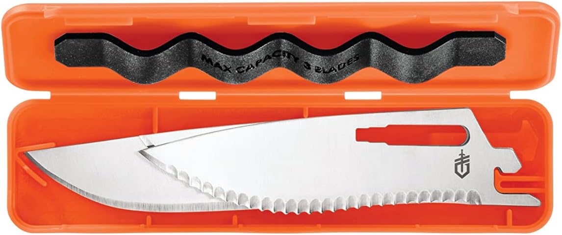 image:imageGerber Gear Randy Newberg DTS Fixed Blade Hunting Knife SerratedOrange
