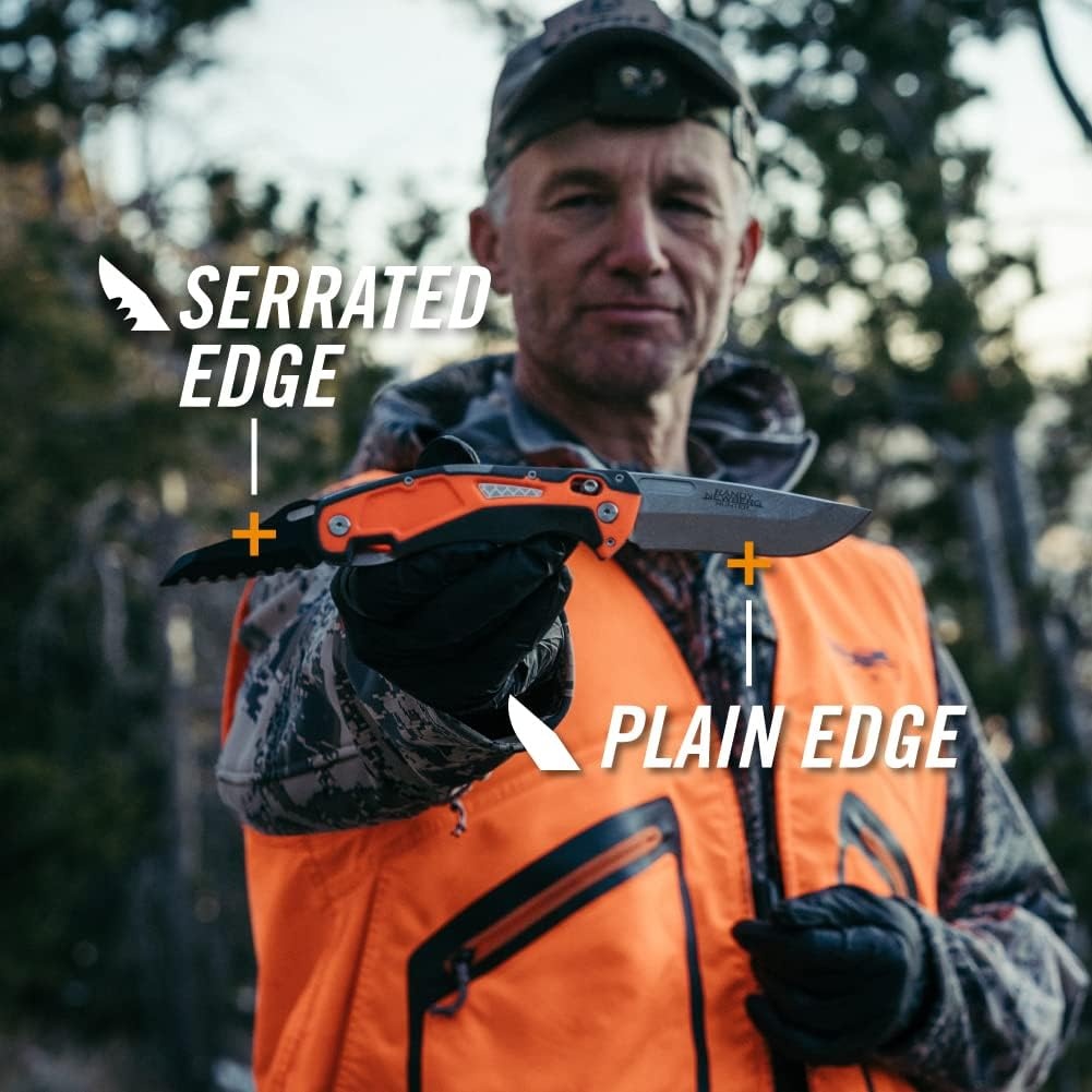 image:imageGerber Gear Randy Newberg DTS Fixed Blade Hunting Knife SerratedSteel