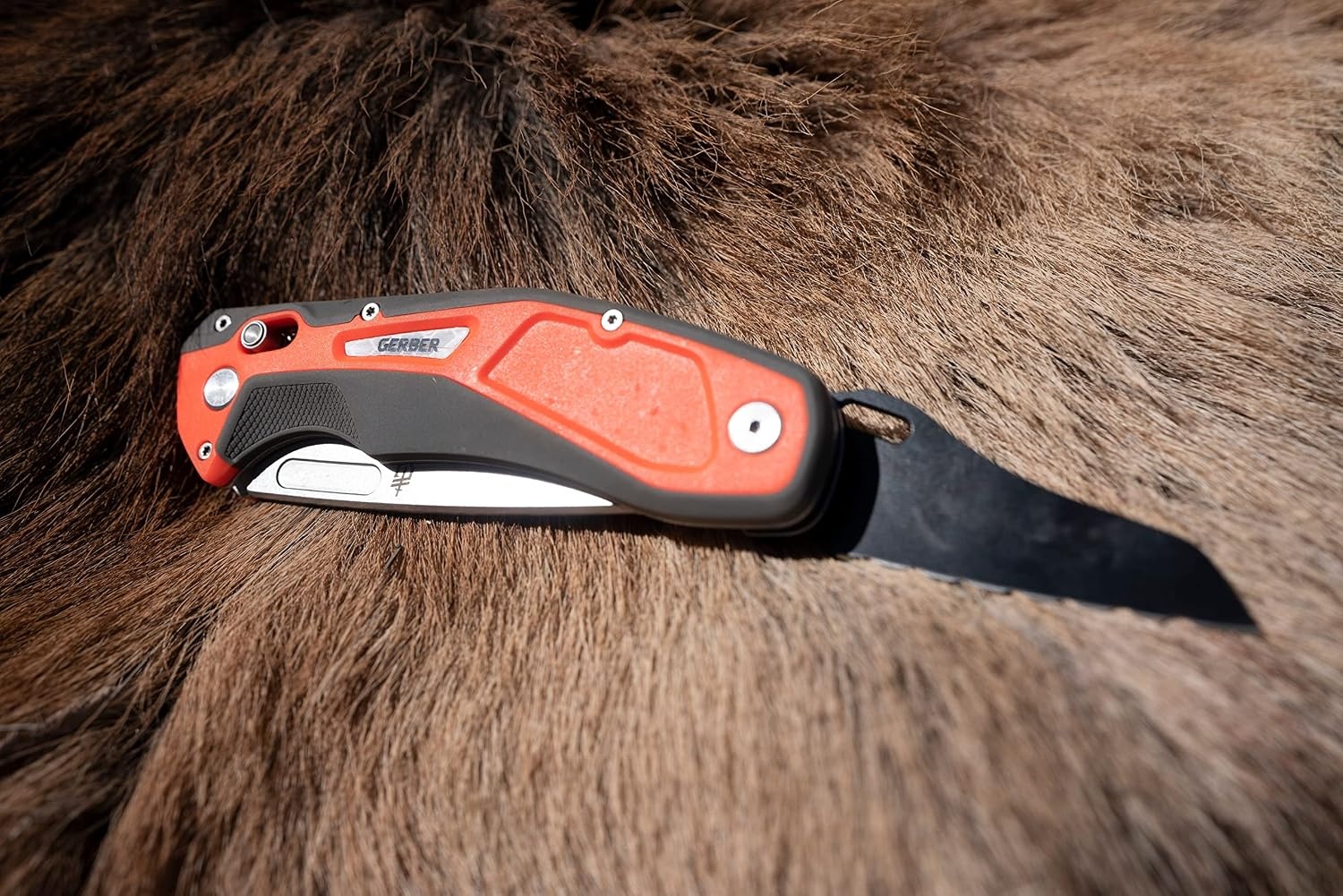 image:imageGerber Gear Randy Newberg DTS Fixed Blade Hunting Knife SerratedSteel