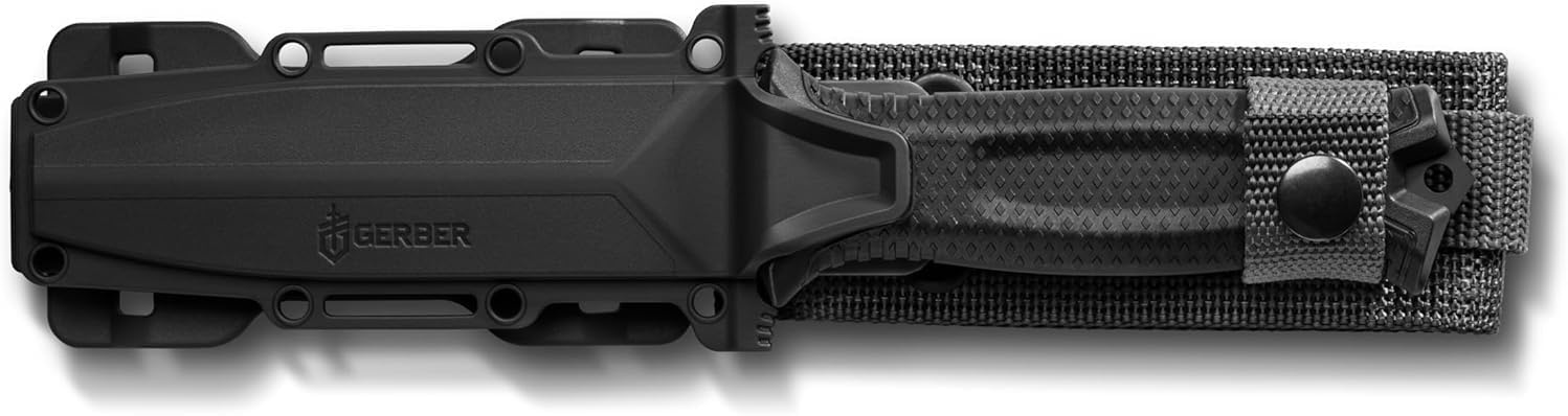 image:imageGerber Gear Strongarm Fixed Blade Tactical Knife for Survival Gear Coyote Brown Plain EdgeBlack