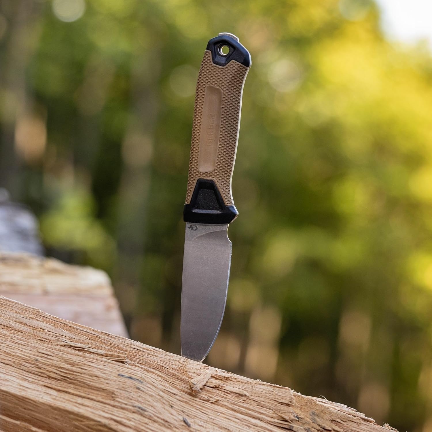 image:imageGerber Gear Strongarm Fixed Blade Tactical Knife for Survival Gear Coyote Brown Plain EdgeCoyote Brown
