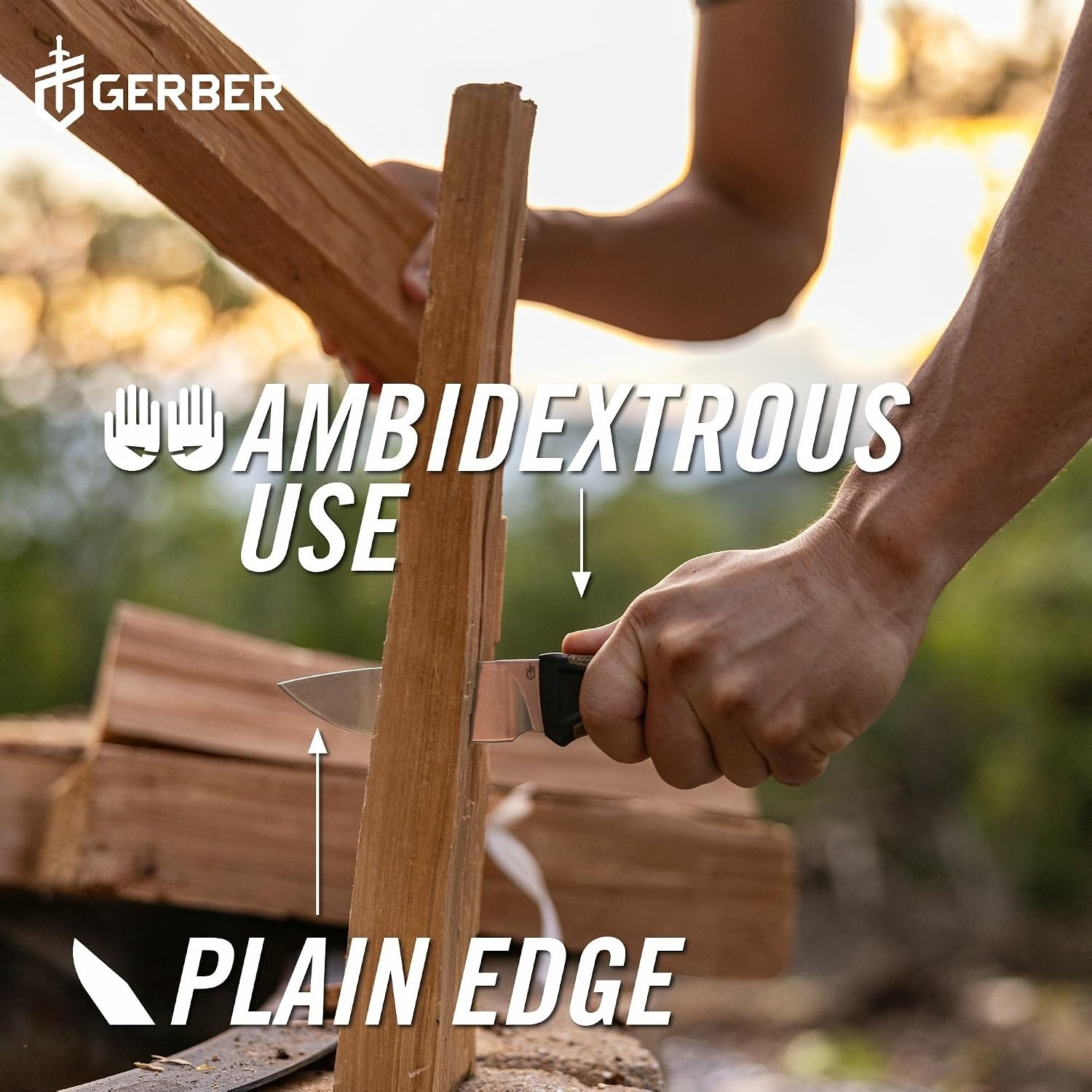 image:imageGerber Gear Strongarm Fixed Blade Tactical Knife for Survival Gear Coyote Brown Plain EdgeCoyote Brown