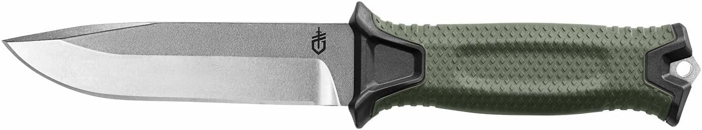 image:imageGerber Gear Strongarm Fixed Blade Tactical Knife for Survival Gear Coyote Brown Plain EdgeSage Green