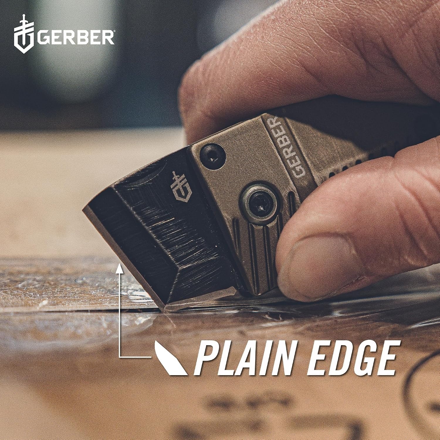 image:imageGerber Key Note EDC Keychain Mini Pocket Knife 1 Plain Edge Blade BlackBlack