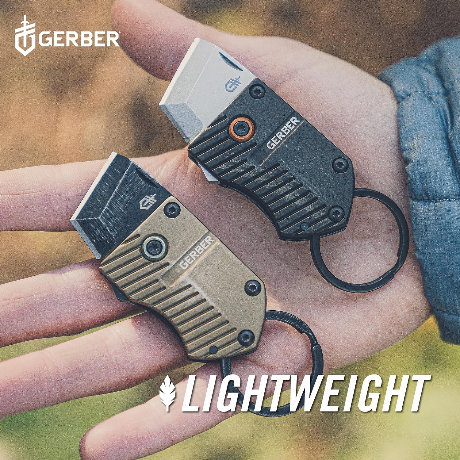 image:imageGerber Key Note EDC Keychain Mini Pocket Knife 1 Plain Edge Blade BlackBlack