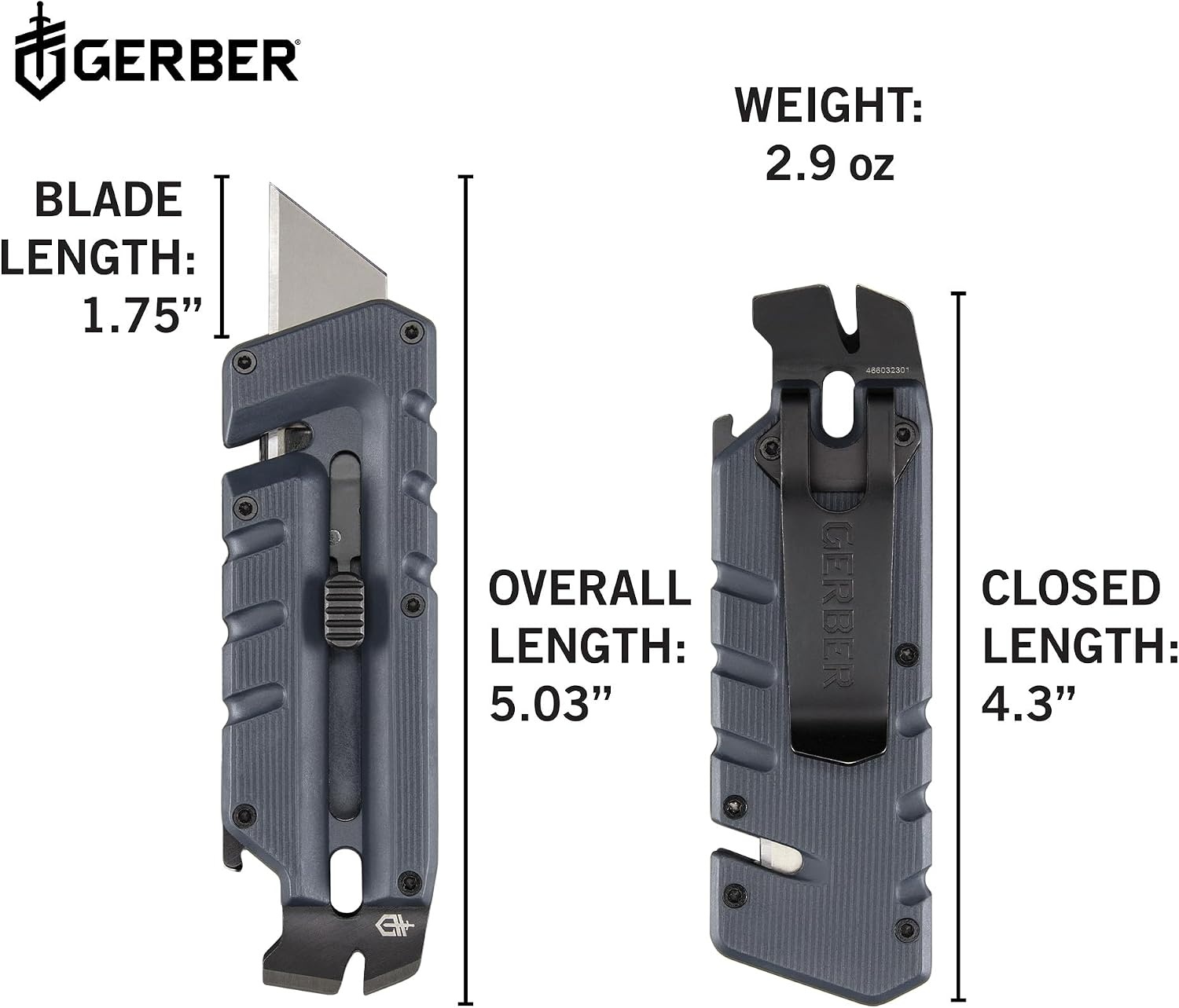 image:imageGerber Prybrid X EDC Pocket Knife Multitool with Bottle Opener GreenBlue with Clip