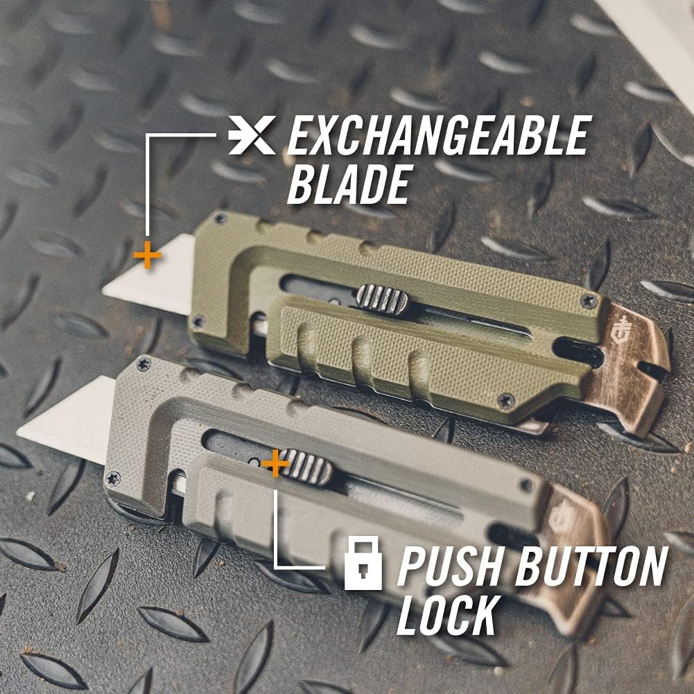 image:imageGerber Prybrid X EDC Pocket Knife Multitool with Bottle Opener GreenGrey G10 no Clip