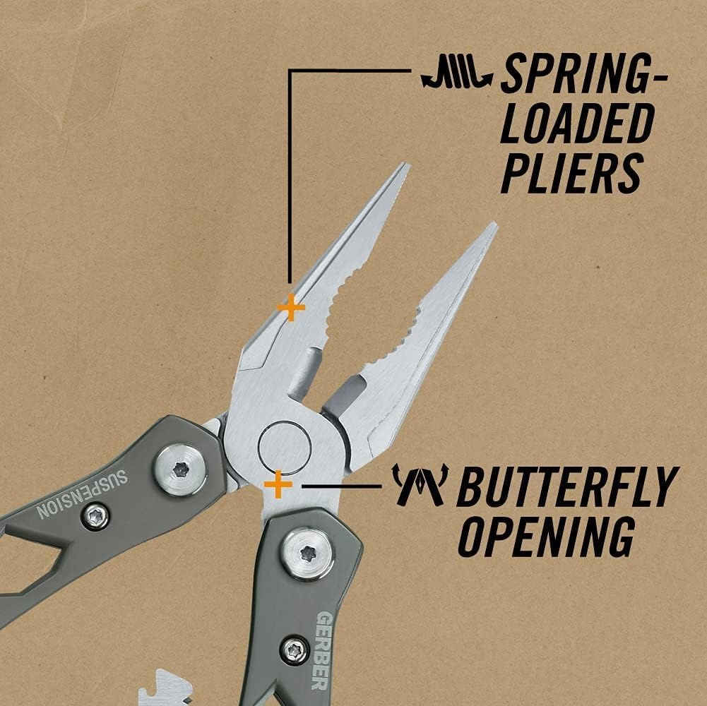 image:imageGerber Suspension NXT 15in1 Multitool Pliers EDC Knife Stainless SteelGrey