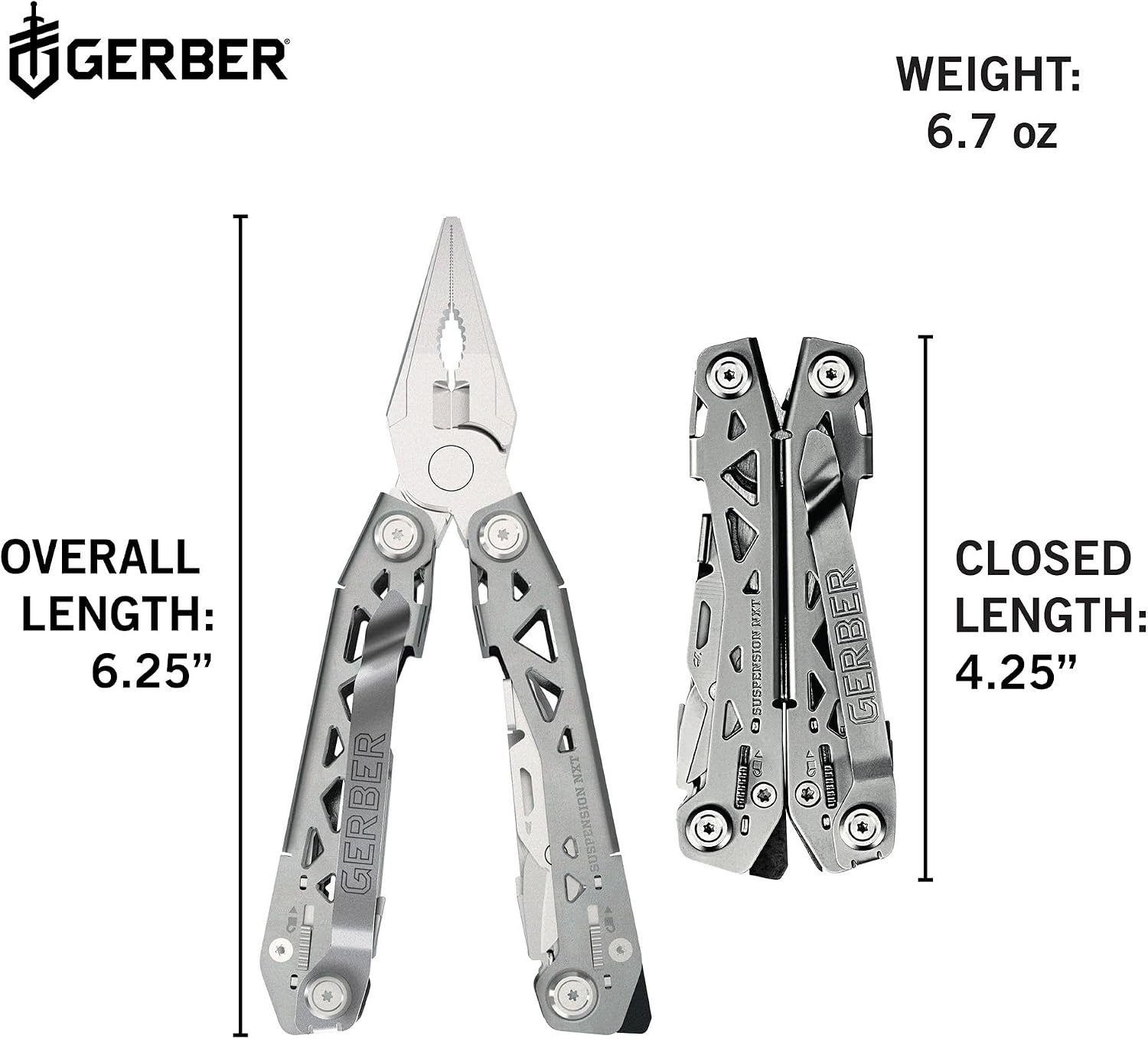image:imageGerber Suspension NXT 15in1 Multitool Pliers EDC Knife Stainless SteelStainless Steel