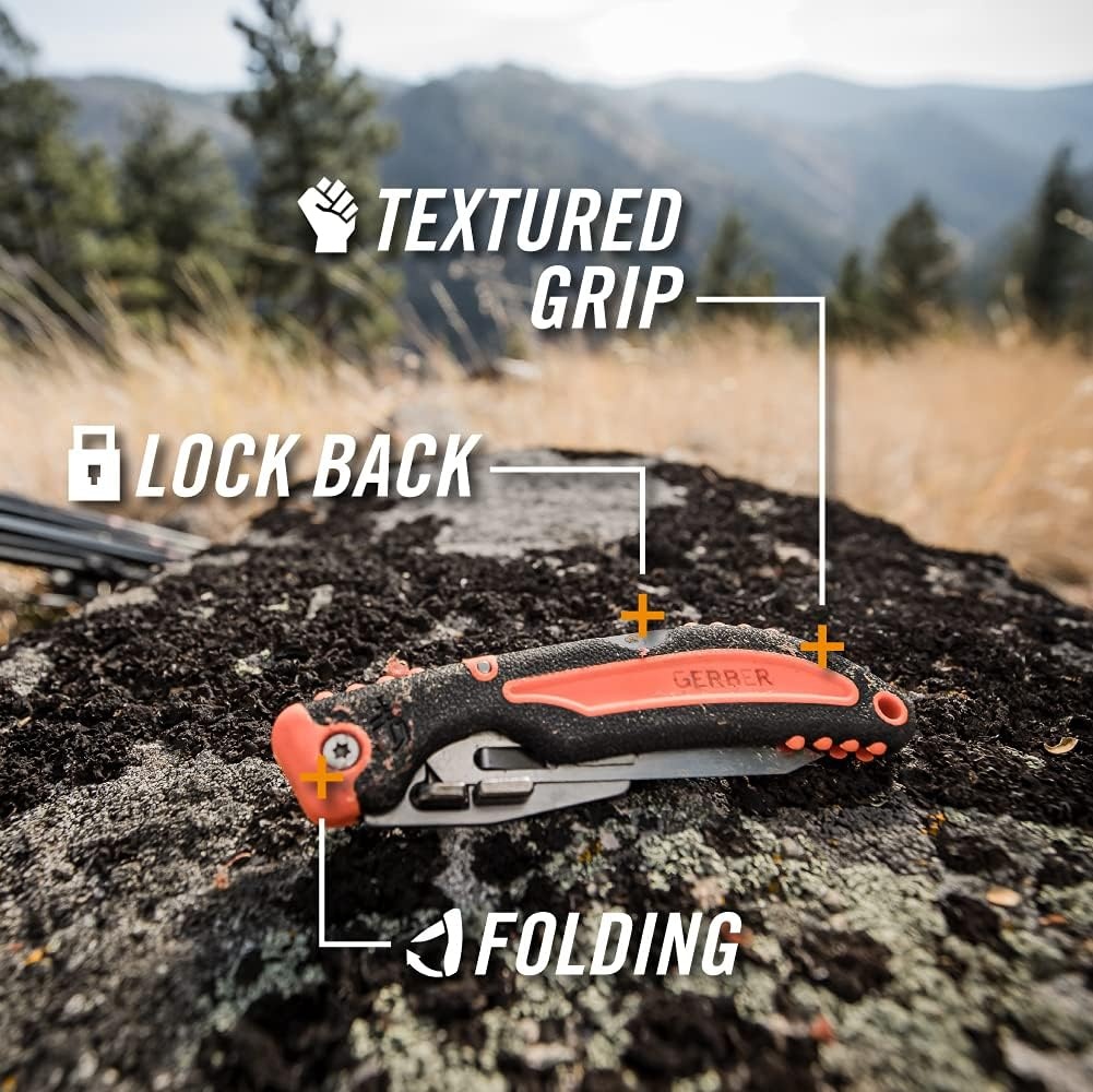 image:imageGerber Vital Pack Compact Folding Saw for Camping and Survival with Sheath28 Pack of 12