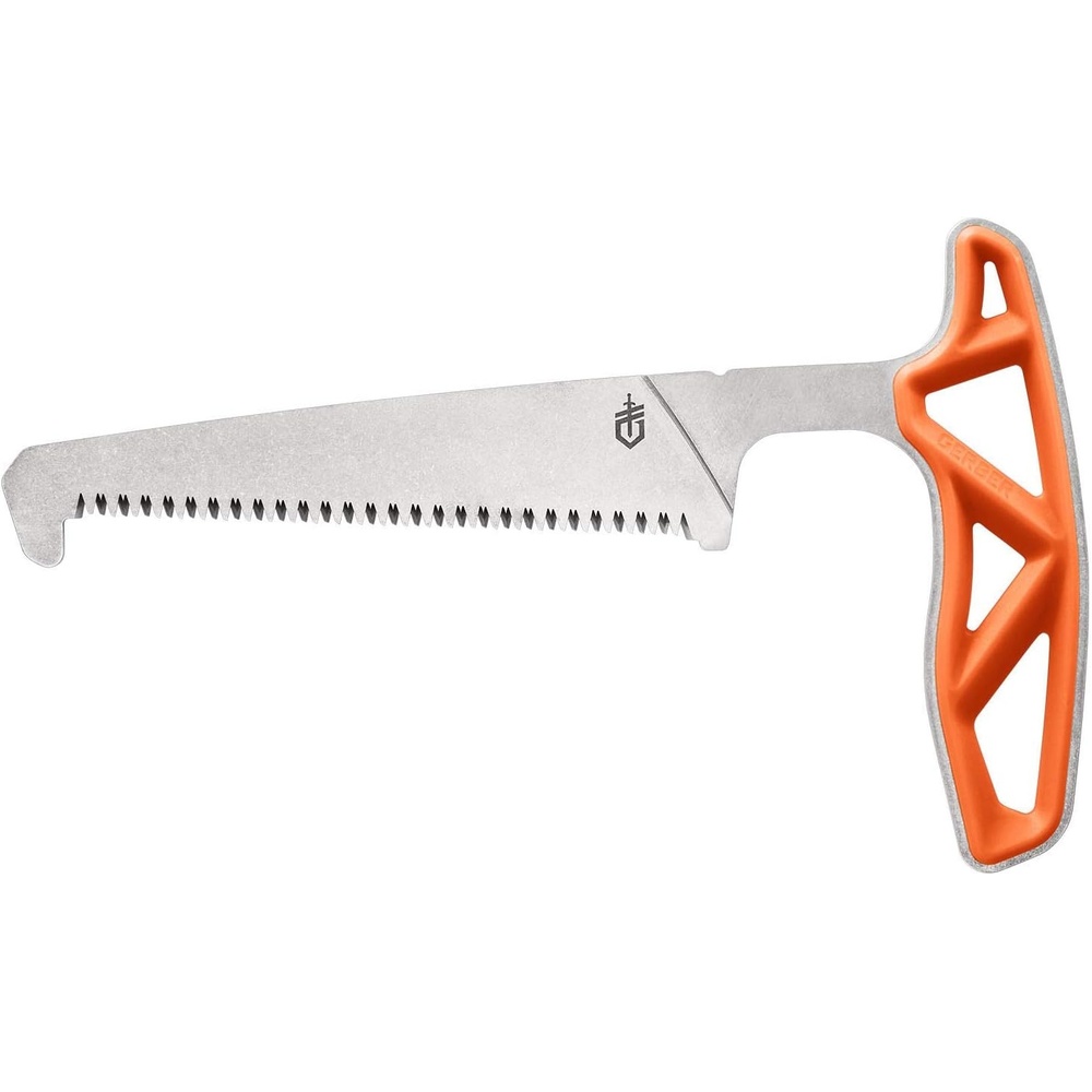 image:imageGerber EXOMOD Pack Saw Lightweight Camping Hunting Saw with Sheath Orange