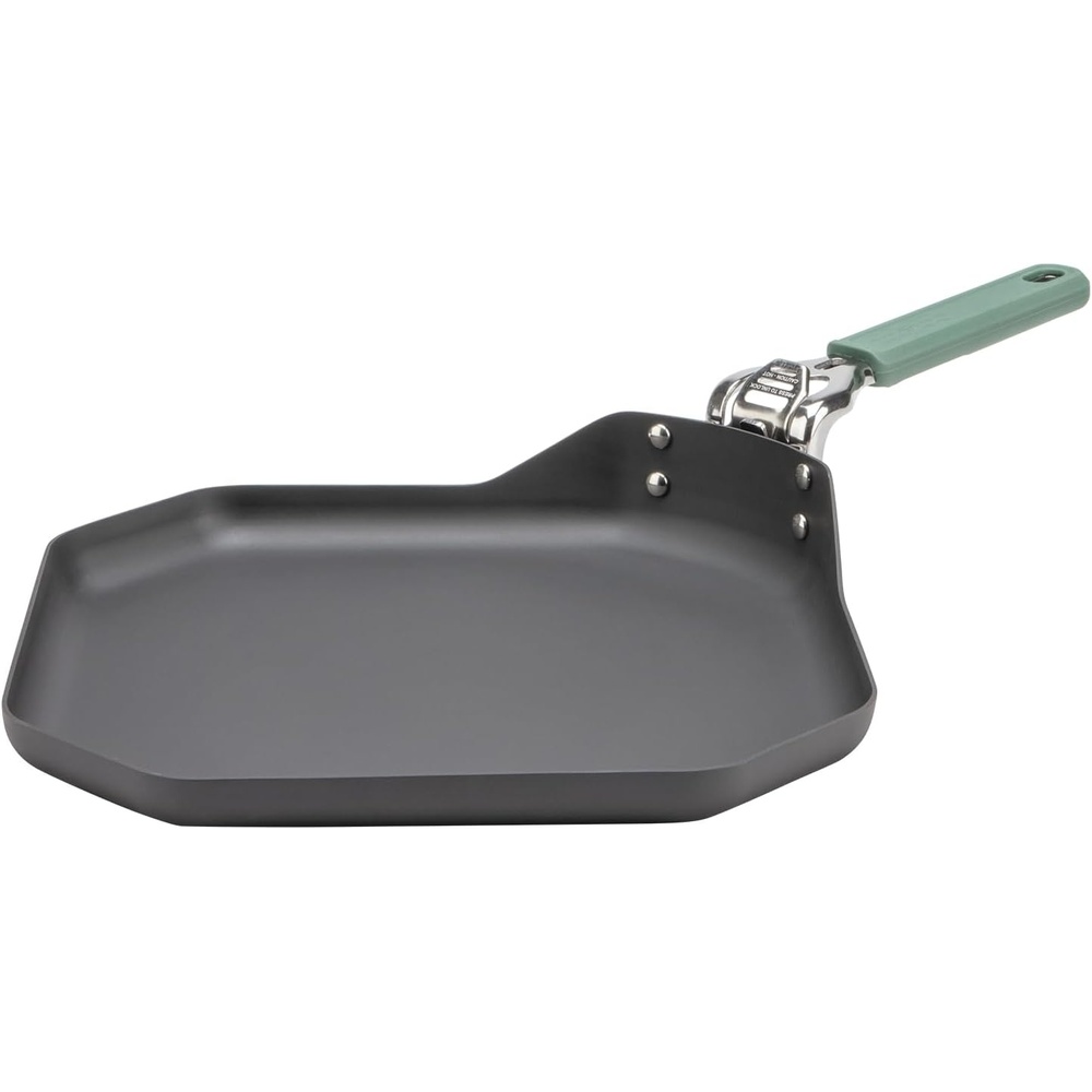 image:imageGerber Gear ComplEAT Griddle Portable Nonstick Outdoor Camping Griddle Premium Camping Cookware Features Detachable Handle