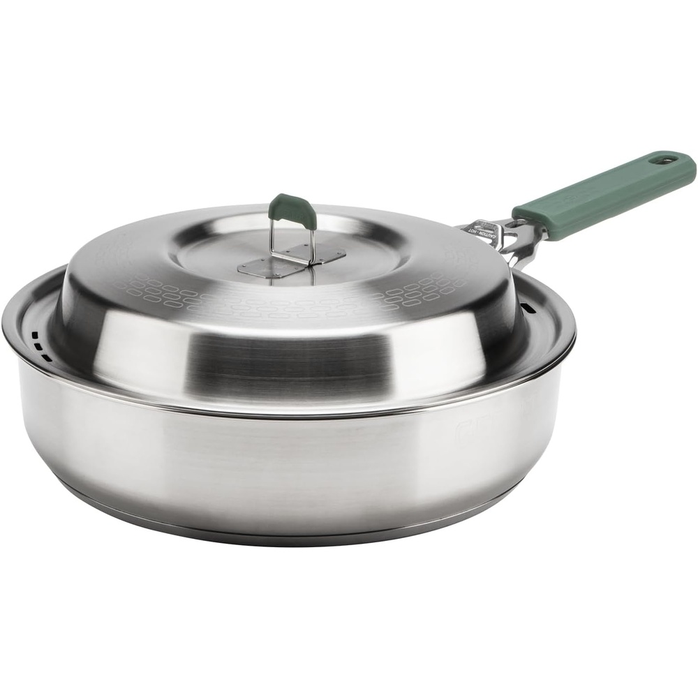image:imageGerber Gear ComplEAT Saute Pan Stainless Camp Cookware Removable Handle