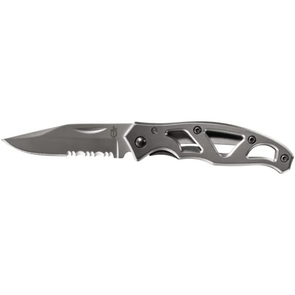 image:imageGerber Gear Paraframe II EDC Folding Pocket Knife 35 Tanto Point Serrated Edge with Safety Frame Lock Black04