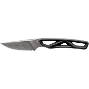 Gerber EXO-MOD Caper Fixed Blade Hunting Knife with Sheath, Black