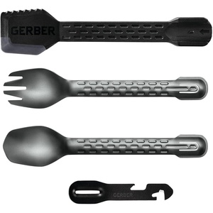 Gerber Multifunctional Flatware, ComplEAT, Black, 31-003464(Black/White)